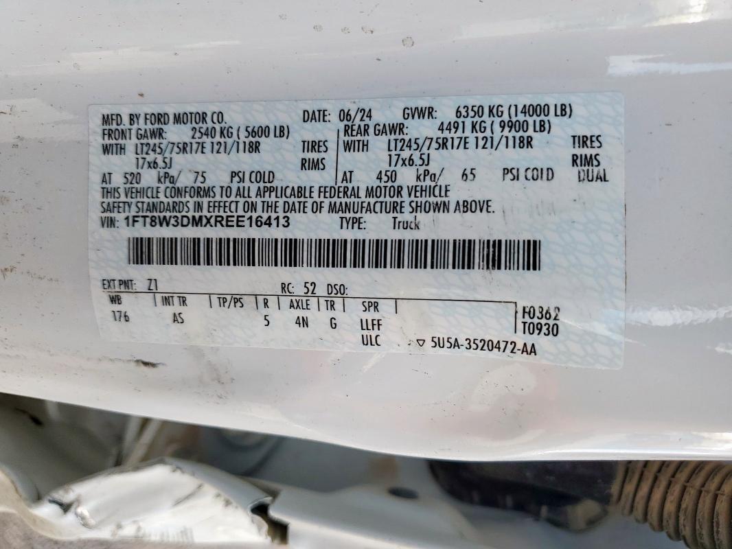 2024 FORD F350 SUPER #3303897697