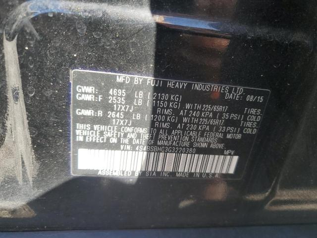 2016 SUBARU OUTBACK 2. - 4S4BSBHC3G3220380