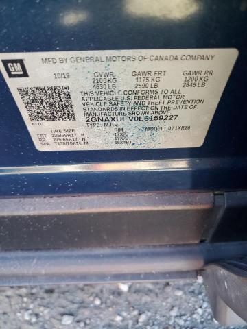 2020 CHEVROLET EQUINOX LT #3305582105