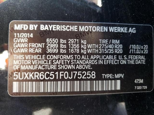 2015 BMW X5 XDRIVE5 #3283776474