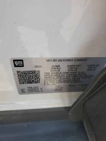 2025 CHEVROLET TRAX 1RS KL77LGEP9SC116297