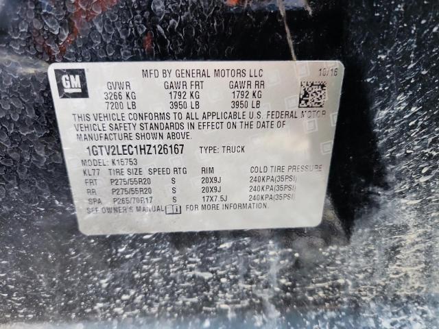 2017 GMC SIERRA K15 - 1GTV2LEC1HZ126167