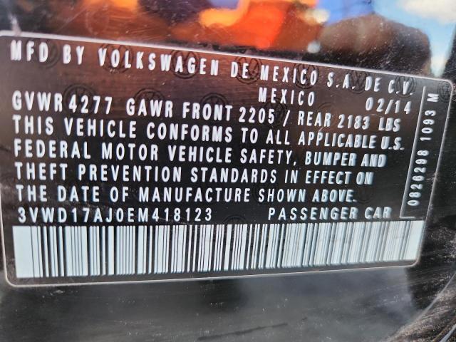 2014 VOLKSWAGEN JETTA SE - 3VWD17AJ0EM418123