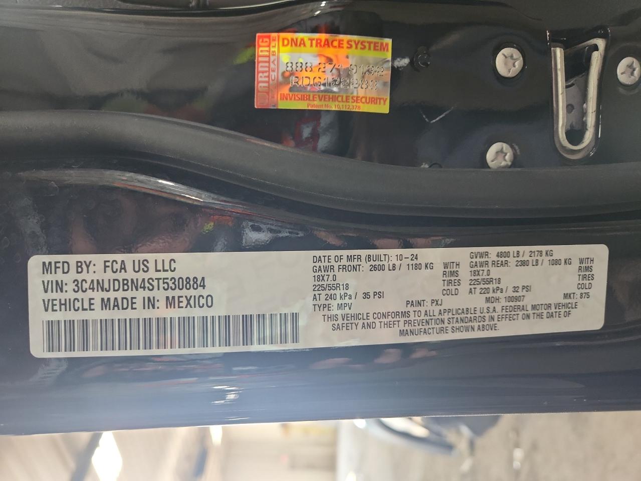 Lot #3302923081 2025 JEEP COMPASS LA