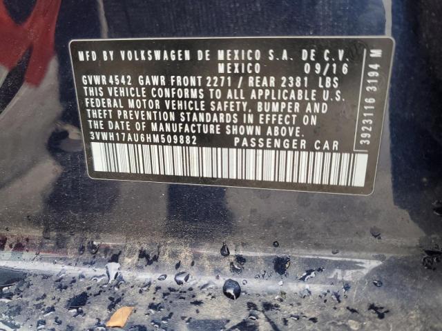 2017 VOLKSWAGEN GOLF ALLTR - 3VWH17AU6HM509882