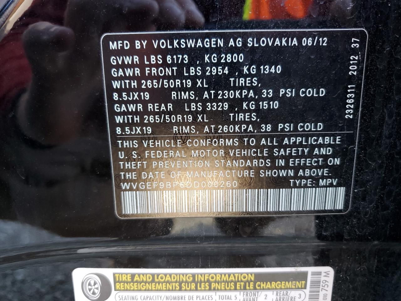 VOLKSWAGEN TOUAREG V6