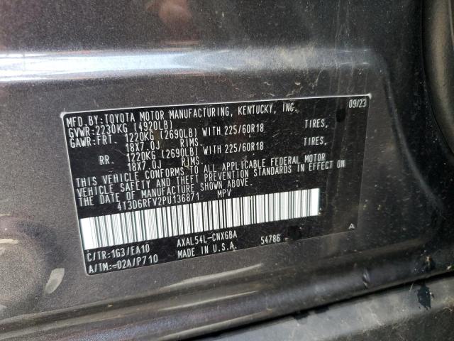 2023 TOYOTA RAV4 LIMIT 4T3D6RFV2PU136871