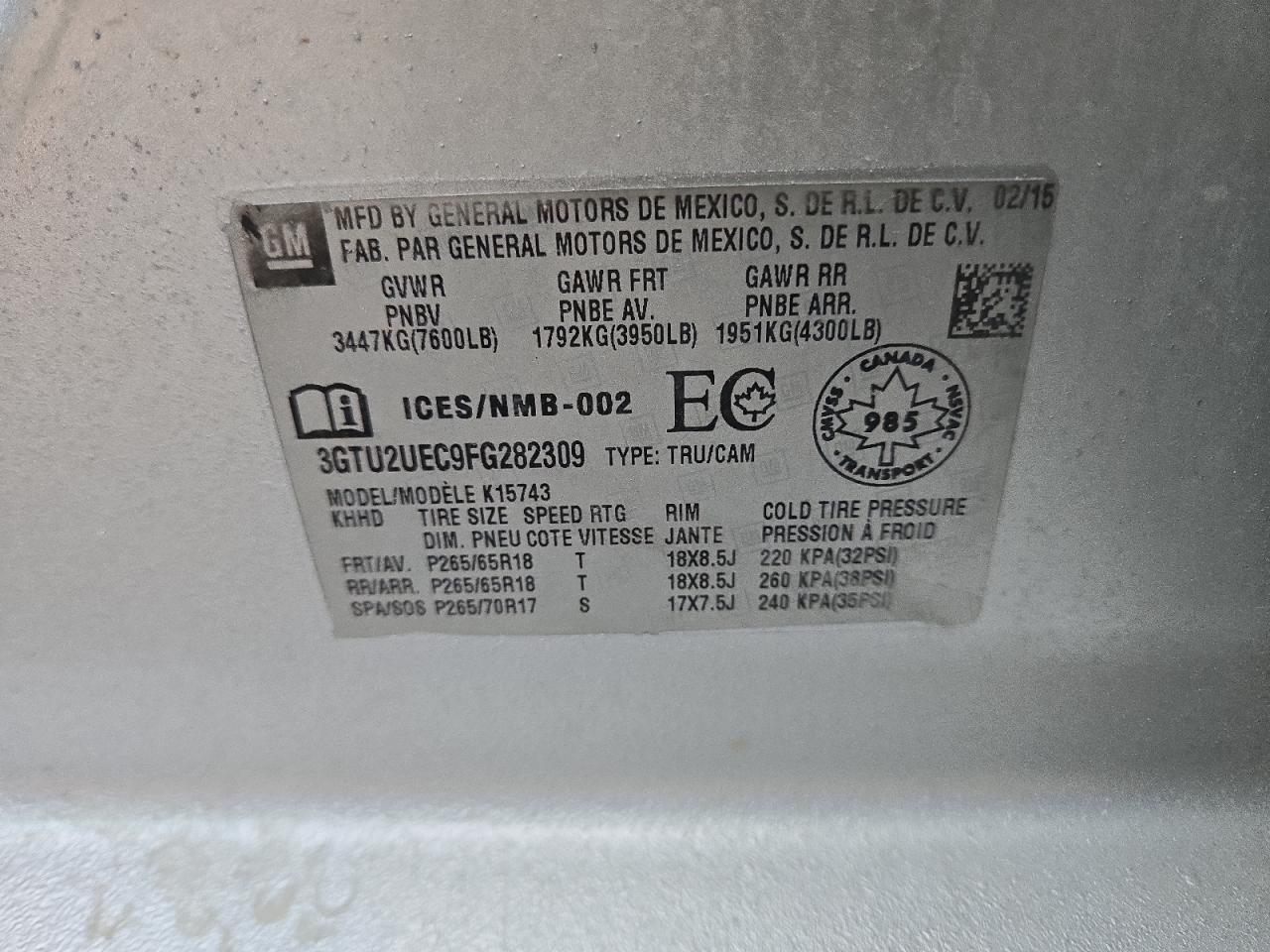 GMC SIERRA K1500 SLE