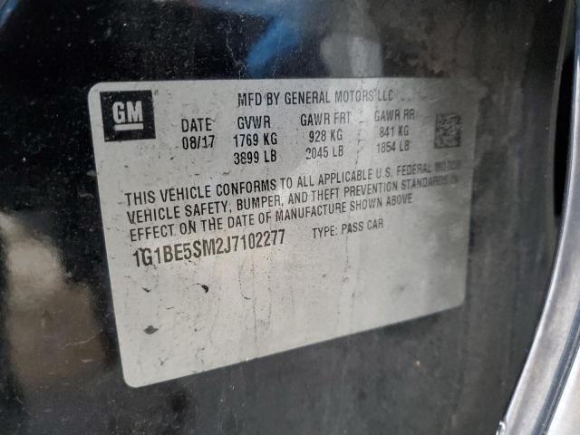 2018 CHEVROLET CRUZE LT - 1G1BE5SM2J7102277