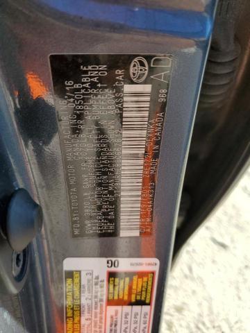 2016 TOYOTA COROLLA L #3301834442