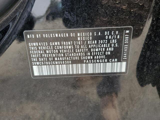 2019 VOLKSWAGEN JETTA S - 3VWC57BU2KM058308