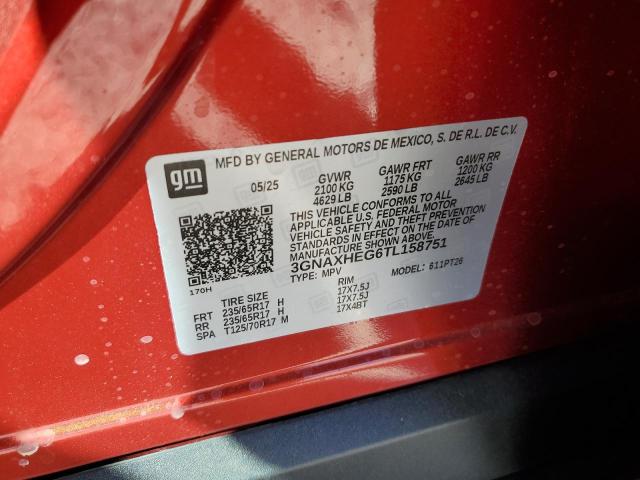 2026 CHEVROLET EQUINOX - 3GNAXHEG6TL158751