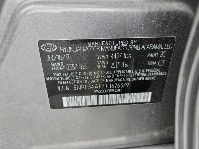 2018 HYUNDAI SONATA SPO 5NPE34AF7JH626379