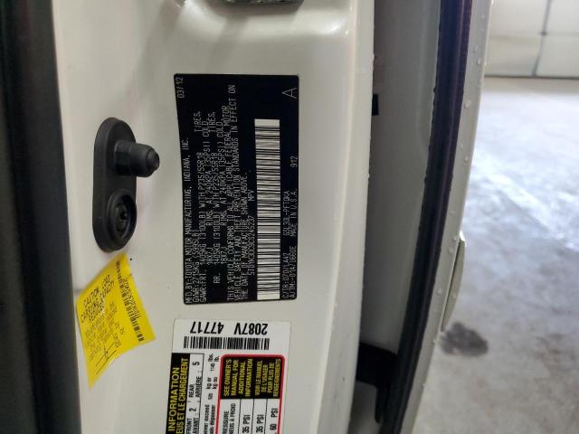 2012 TOYOTA SIENNA XLE #3260674658