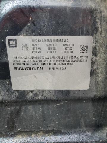 2015 CHEVROLET CRUZE LTZ #3285012967