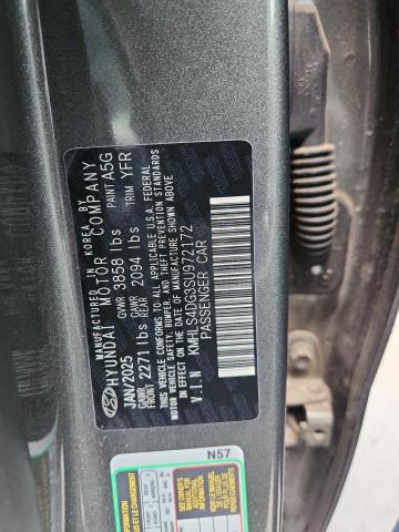 2025 HYUNDAI ELANTRA SE - KMHLS4DG3SU972172