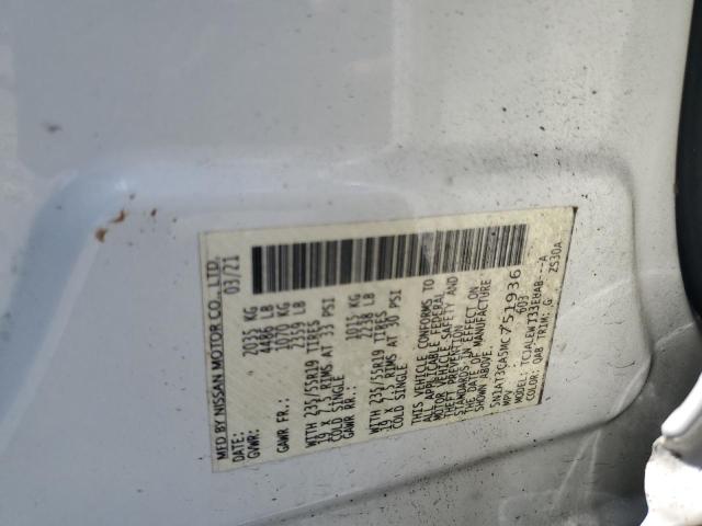 2021 NISSAN ROGUE SL #3315617777