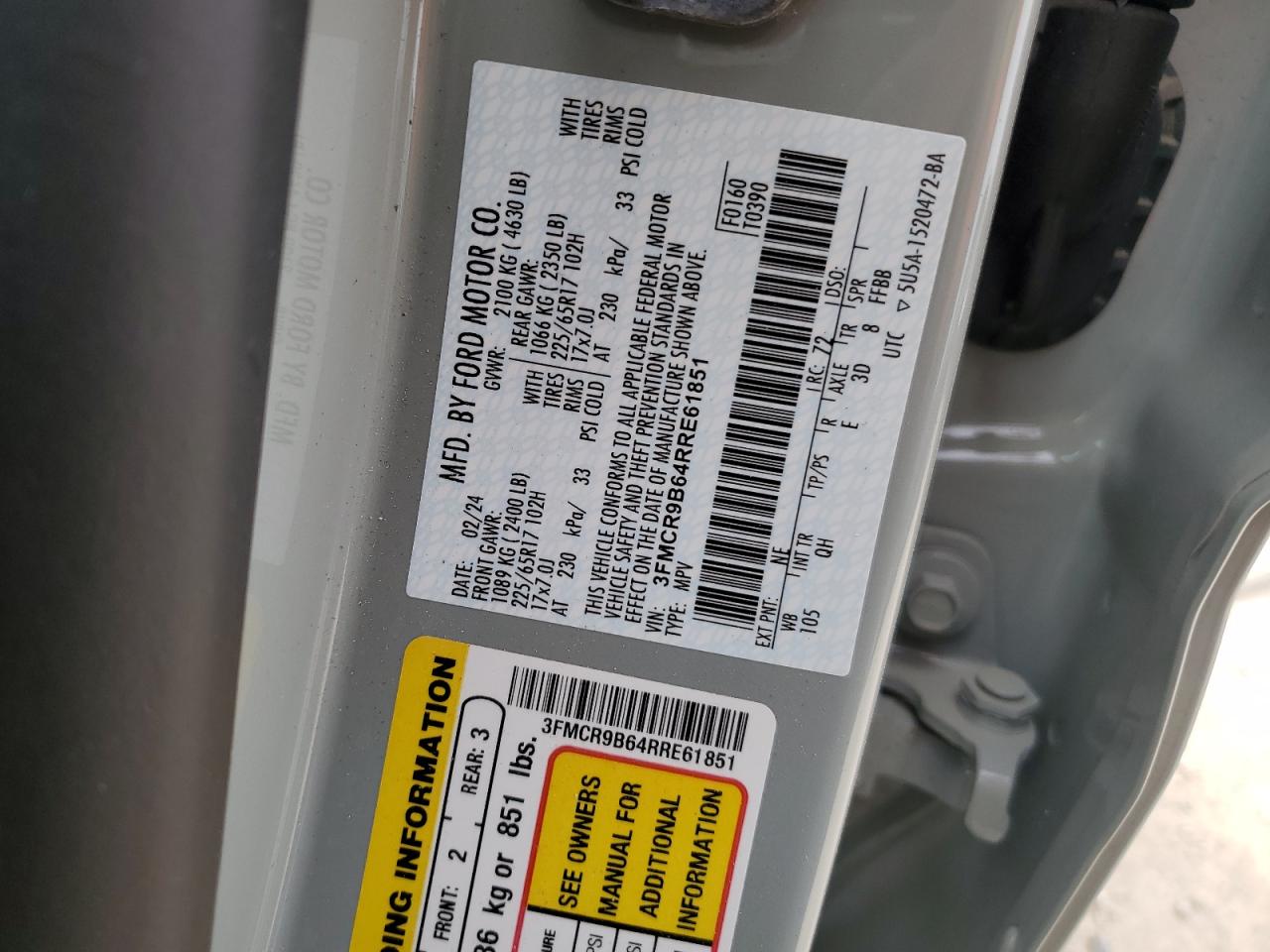 FORD BRONCO SPORT BIG BEND