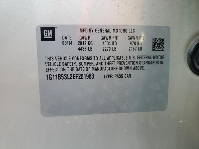 2014 CHEVROLET MALIBU LS - 1G11B5SL2EF251988