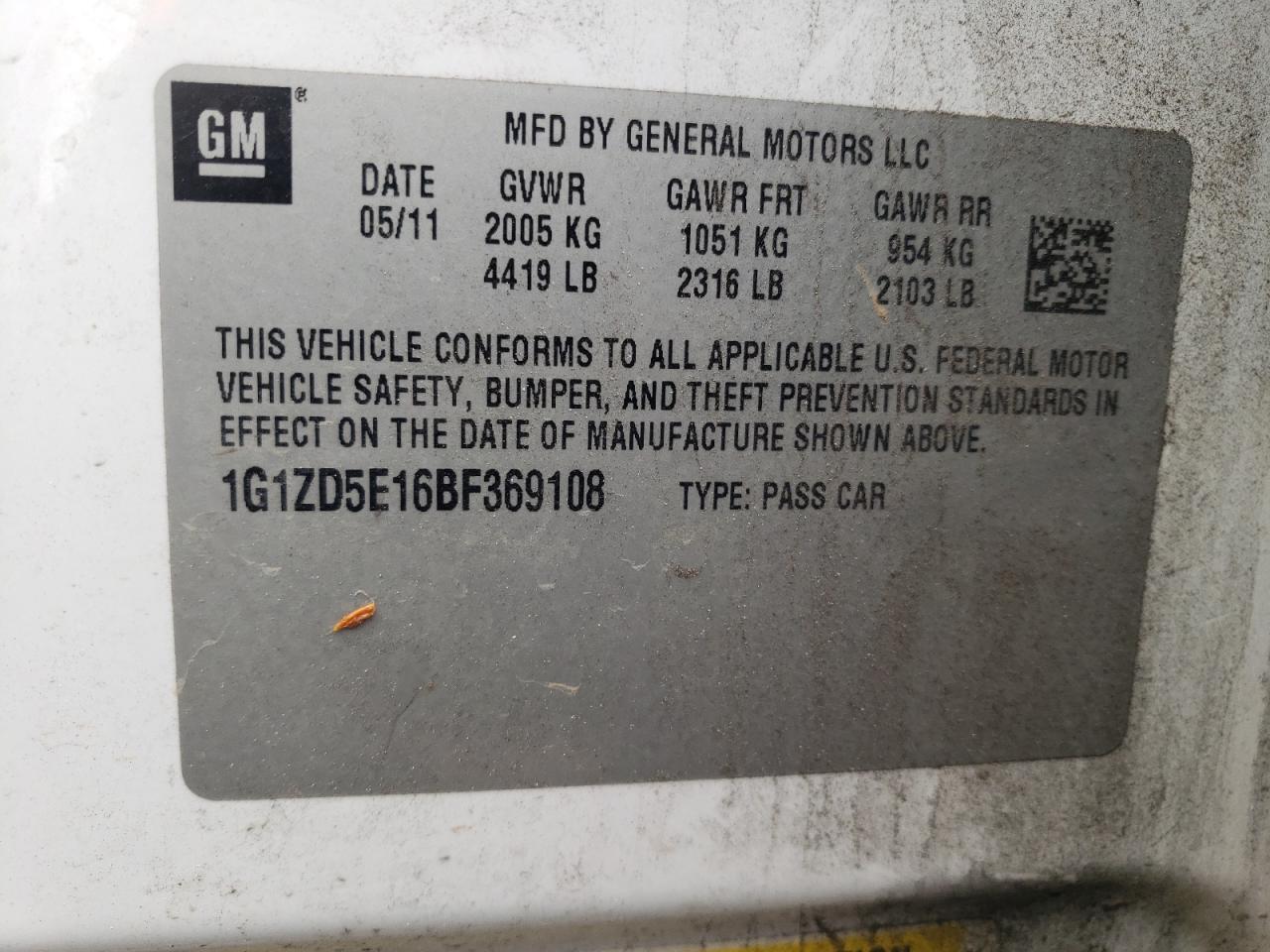 CHEVROLET MALIBU 2LT