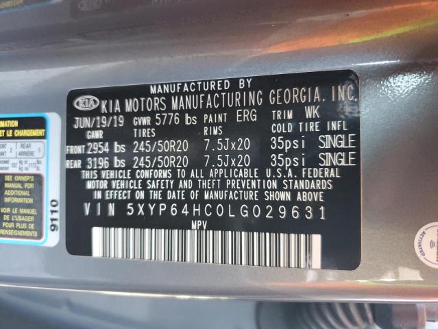 2020 KIA TELLURIDE #3279484274