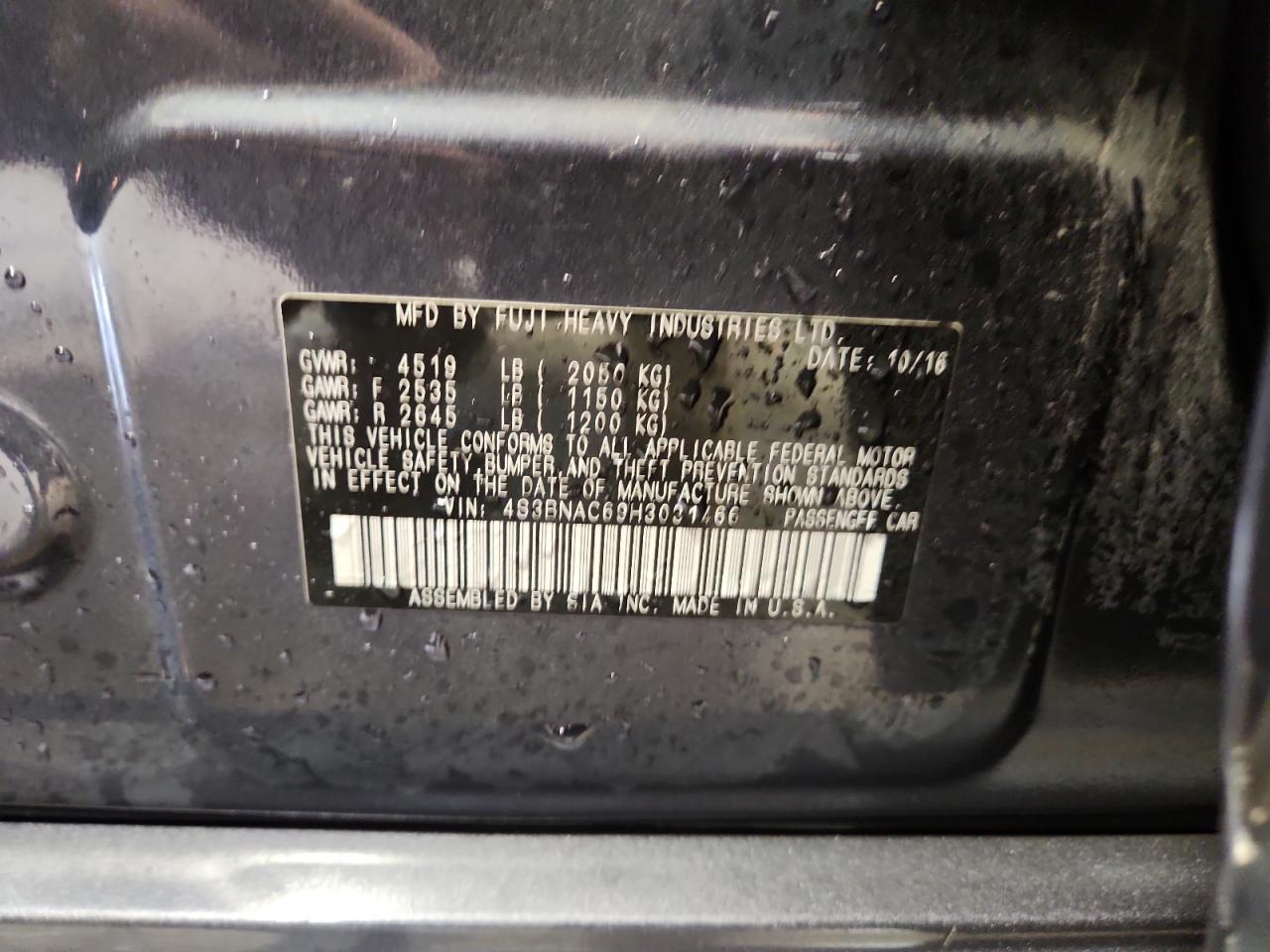 SUBARU LEGACY 2.5I PREMIUM