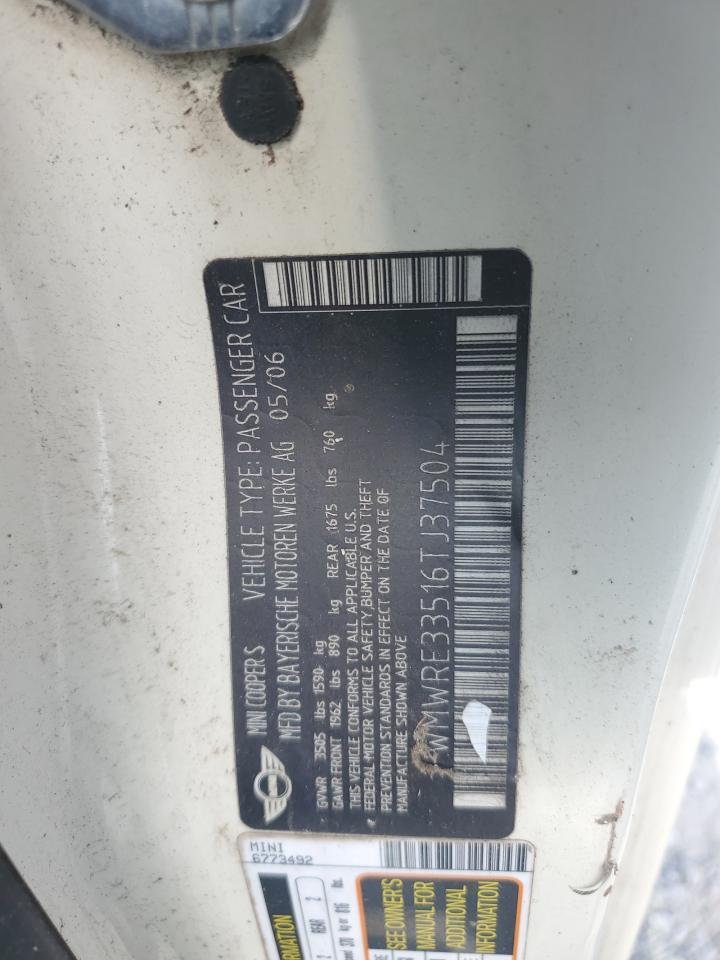 Lot #3280373968 2006 MINI COOPER S