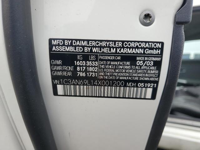 2004 CHRYSLER CROSSFIRE #3303013602