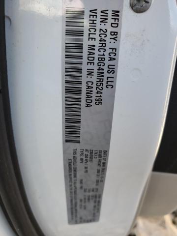 2021 CHRYSLER PACIFICA T 2C4RC1BG4MR524195