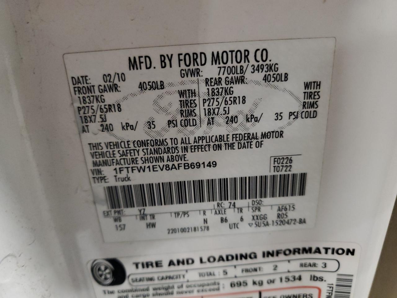 FORD F-150 SUPERCREW