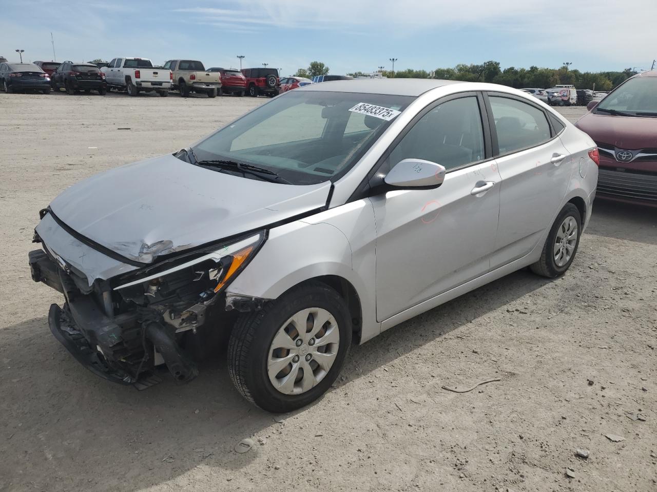 Lot #3261953491 2017 HYUNDAI ACCENT SE