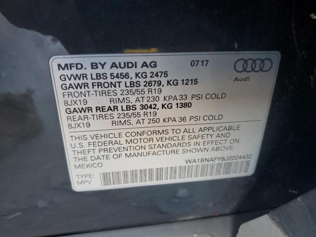 2018 AUDI Q5 PREMIUM #3290307258