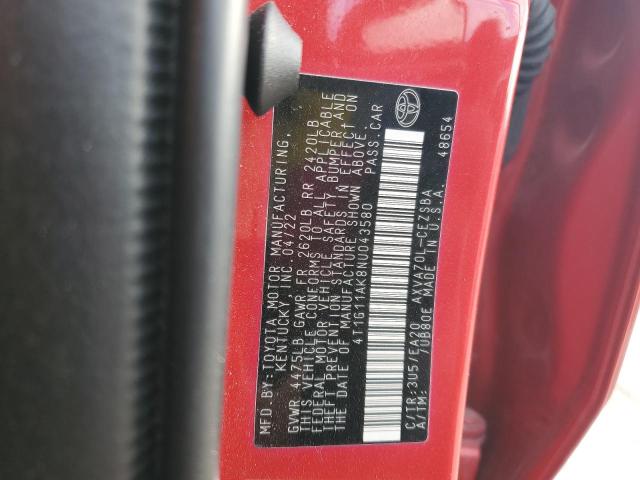 2022 TOYOTA CAMRY SE #3286675291