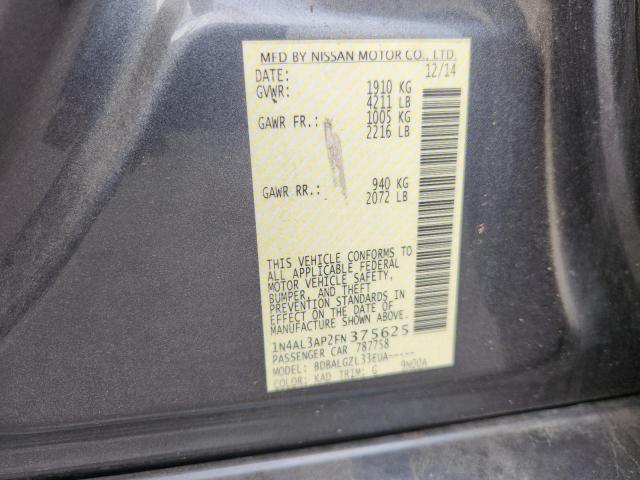 2015 NISSAN ALTIMA 2.5 #3282645280