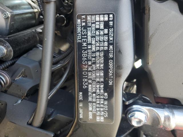 2025 SUZUKI GSX800 F - JS1EM13B6S7101836