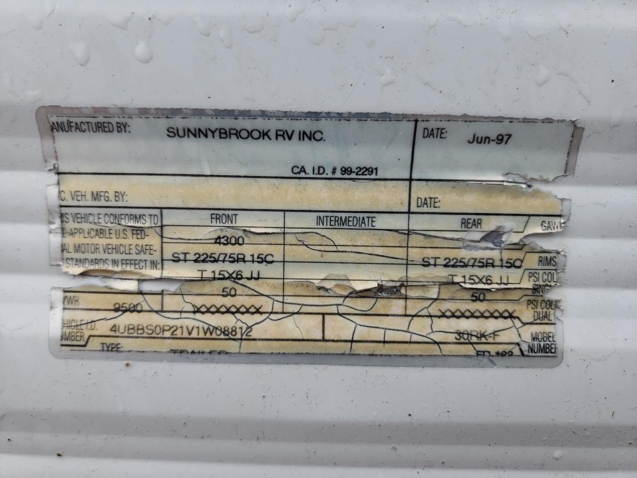 Lot #3279671928 1997 OTHER COACH HOUS