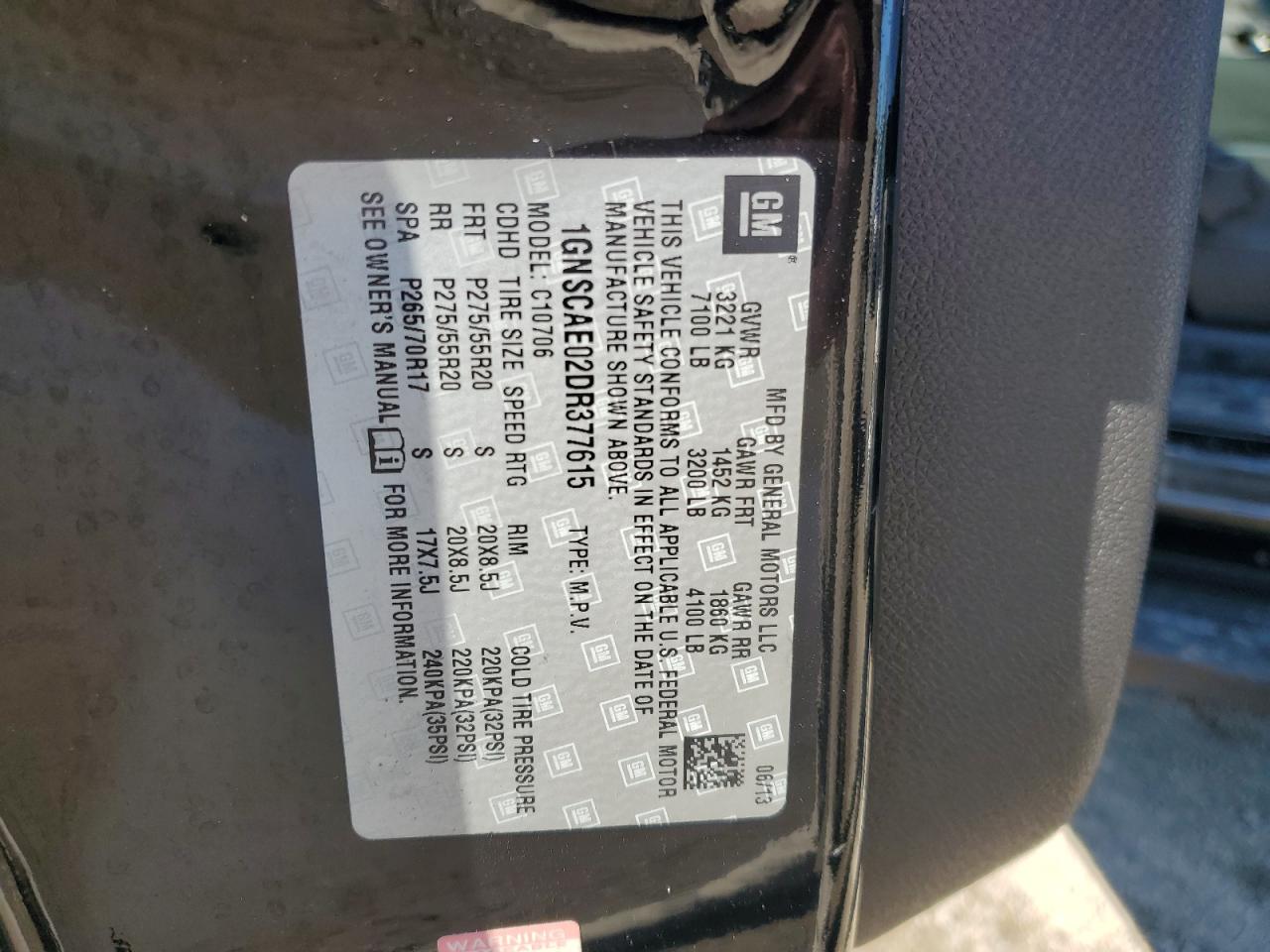 CHEVROLET TAHOE C1500 LS