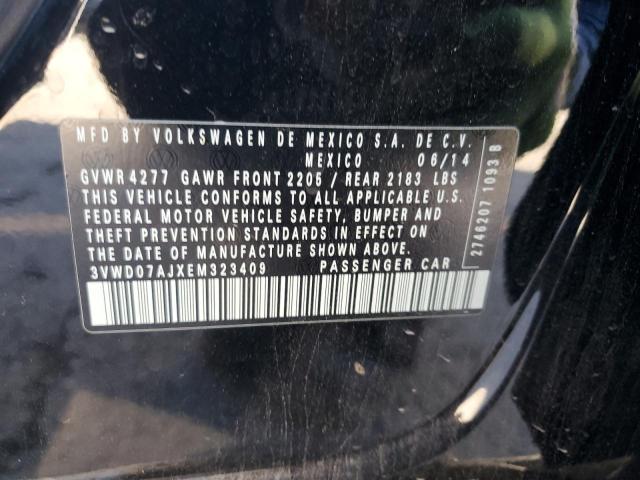 2014 VOLKSWAGEN JETTA SE - 3VWD07AJXEM323409