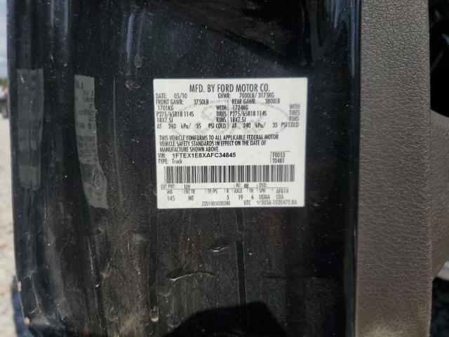 2010 FORD F150 SUPER - 1FTEX1E8XAFC34845