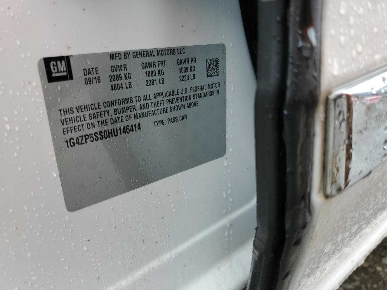 BUICK LACROSSE ESSENCE