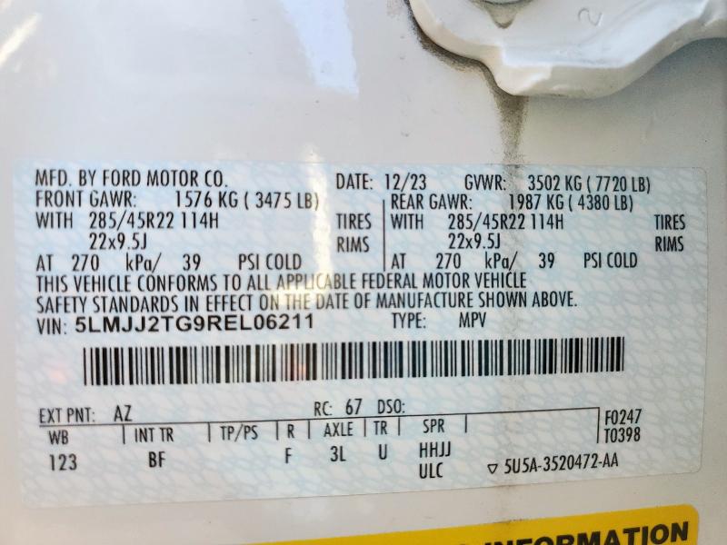 2024 LINCOLN NAVIGATOR - 5LMJJ2TG9REL06211