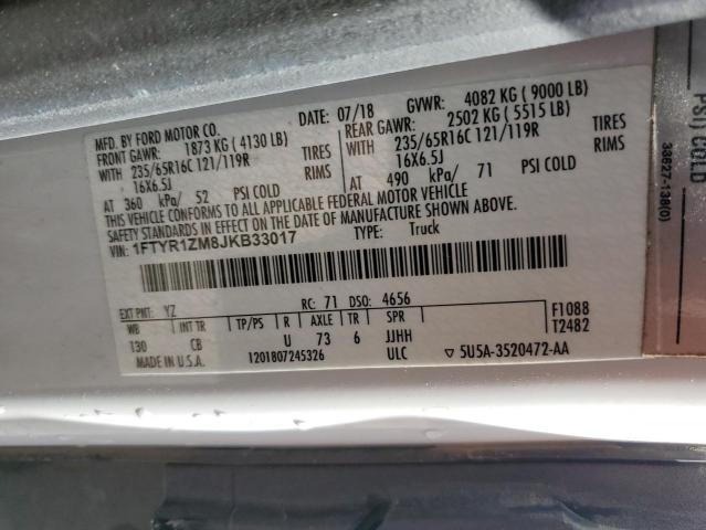 2018 FORD TRANSIT T- #3290285224