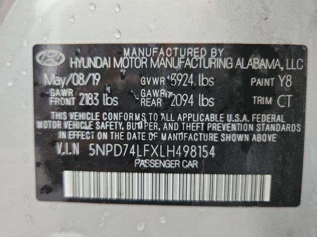 2020 HYUNDAI ELANTRA SE - 5NPD74LFXLH498154