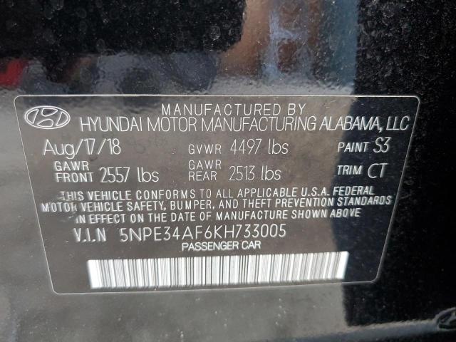 2019 HYUNDAI SONATA LIM - 5NPE34AF6KH733005