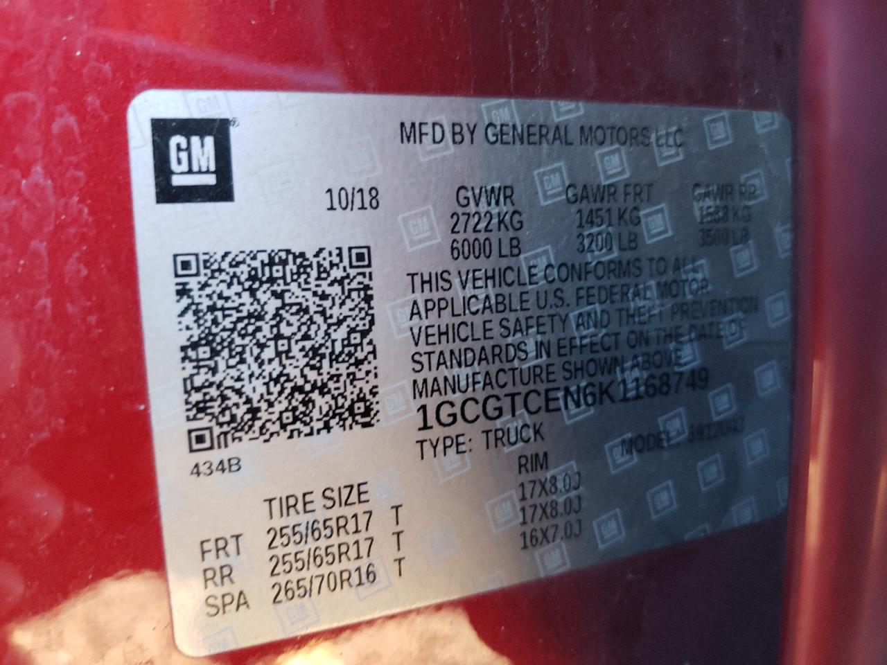 CHEVROLET COLORADO LT