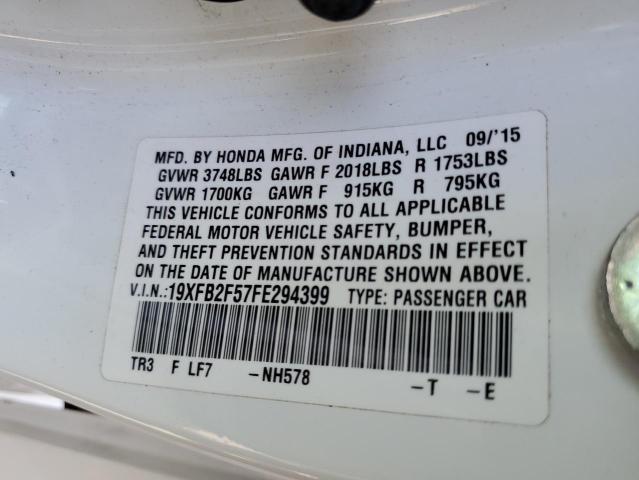 2015 HONDA CIVIC LX - 19XFB2F57FE294399