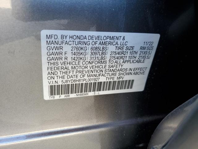 2023 ACURA MDX TYPE S 5J8YD8H81PL001927