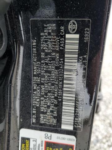 2014 TOYOTA CAMRY L #3309506567