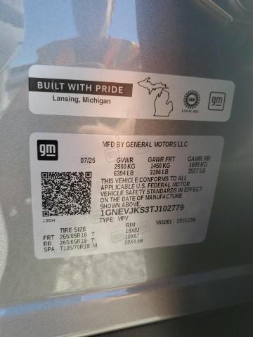 2026 CHEVROLET TRAVERSE Z - 1GNEVJKS3TJ102779