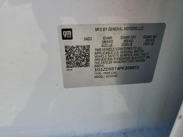 2023 CHEVROLET MALIBU LT - 1G1ZD5ST4PF209872